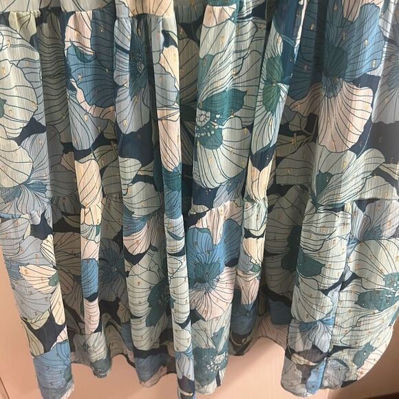 ✨Taylor Women's Smocked-Waist Maxi Sz 16W Dress✨ - Picture 15 of 15